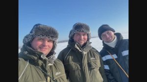 Аргази. Рыбалка в мороз -30.