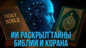 ИСКУССТВЕННЫЙ ИНТЕЛЛЕКТ РАСКРЫЛ ТАЙНЫ Библии и Корана: чего мы НЕ ЗНАЛИ веками