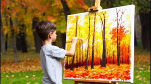 Осень локоны сбросила в воду