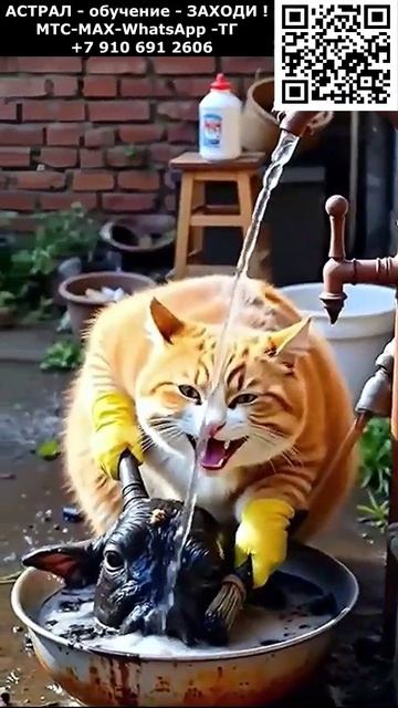 Котики. Приключения Рыжика. Позитив. Юмор. Нейросеть. ИИ #настроение #юмор #смешное #анекдот #шутка смотреть онлайн