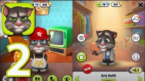 МОЙ ГОВОРЯЩИЙ ТОМ-#2. Играем в мини-игры.