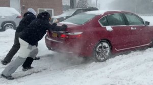 Снежный шторм в США