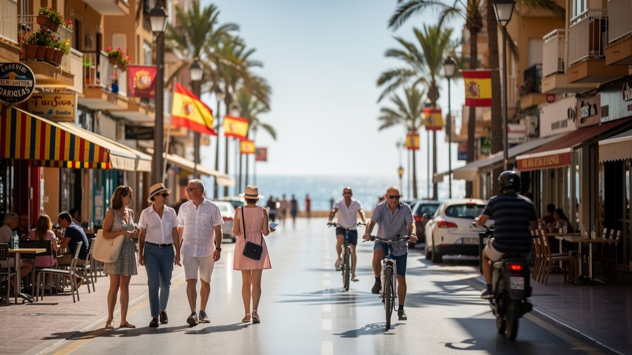 Прогулка по Торревьехе улица Антонио Мачадо 2026 🌊☀️ Испания смотреть онлайн