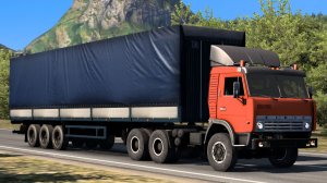 526 / ЕTS2 1.57 / КАМАЗ 5410 / Заночевал в Тбилиси.