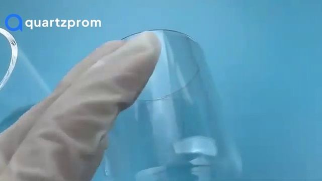 Заказная высокочистая прозрачная полированная муфельная труба из плавленого кварца