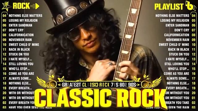 Nirvana_ Led Zeppelin_ Bon Jovi_ Aerosmith_ U2_ ACDC - Classic Rock Songs 70s 80s 90s Full Album смотреть онлайн