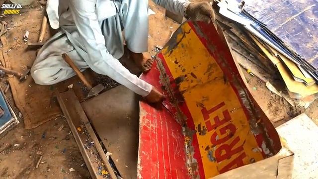 Удивительный процесс изготовления тачки из старых НЕФТЯНЫХ БАКОВ смотреть онлайн