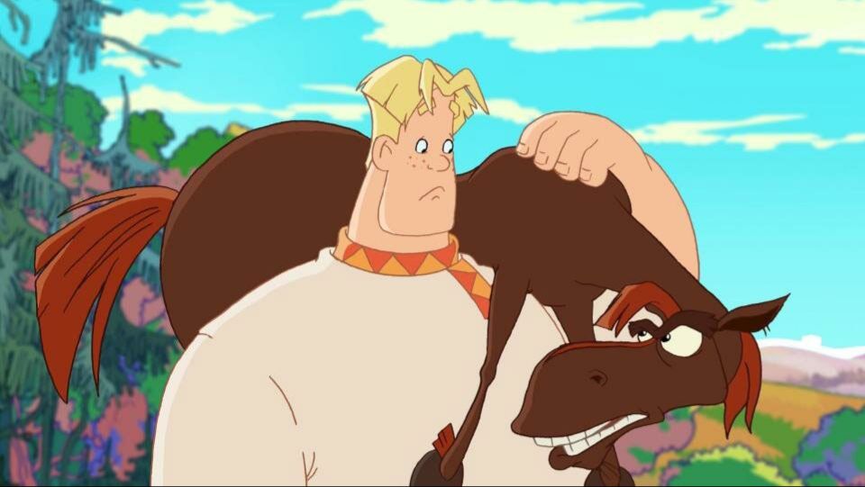 ТРИ БОГАТЫРЯ - АЛЁША ПОПОВИЧ И ТУГАРИН ЗМЕЙ смотреть онлайн