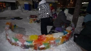 Жители Ивантеевки воплотили в жизнь зимний тренд из соцсетей