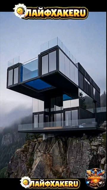 Строительство невидимости Зеркальный особняк над водопадом (Удовлетворение#ЛайфхакеRU смотреть онлайн