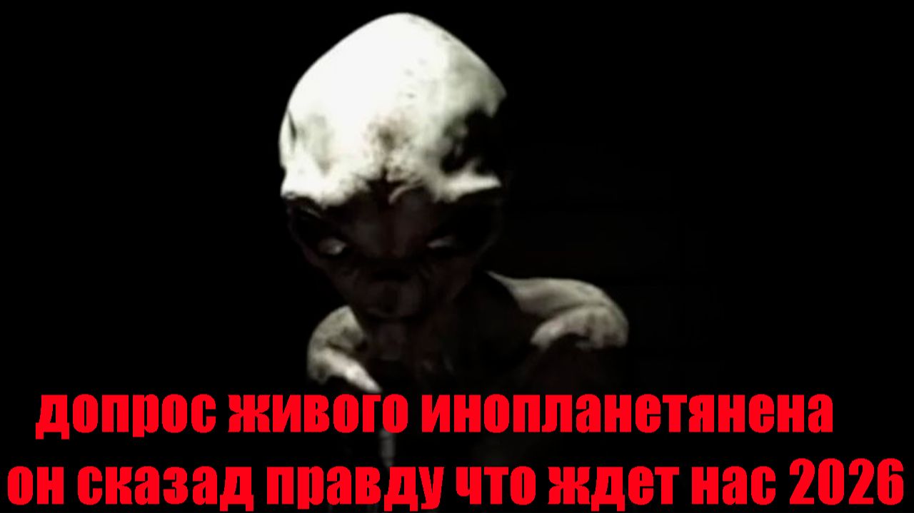 СРОЧНО СМОТРИТЕ ВСЕ!пришелец рассказал что нас ждет в будущем!кадры на допросе!нло захват! смотреть онлайн