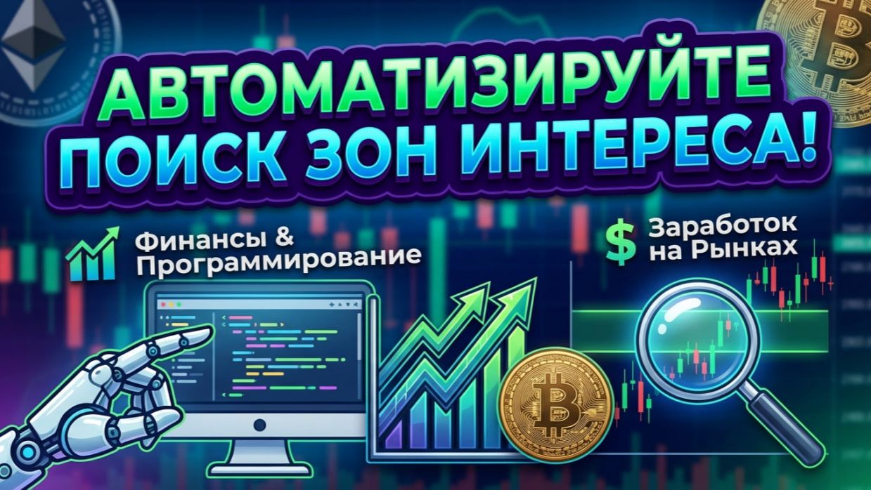 АВТОМАТИЗИРУЕМ ПОИСК ЗОН ИНТЕРЕСА С ПОМОЩЬЮ PINE SCRIPT. Пишем индикатор для поиска PSP! смотреть онлайн