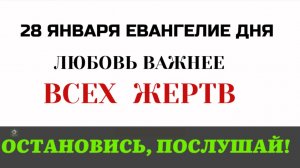 28 января Почему любовь выше богослужебного устава?