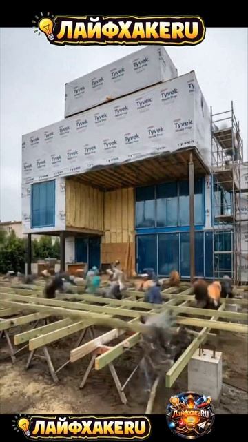 DIRT LOT TO DREAM VILLA_ 10-Container Garden Estate (Timelapse)#ЛайфхакеRU смотреть онлайн