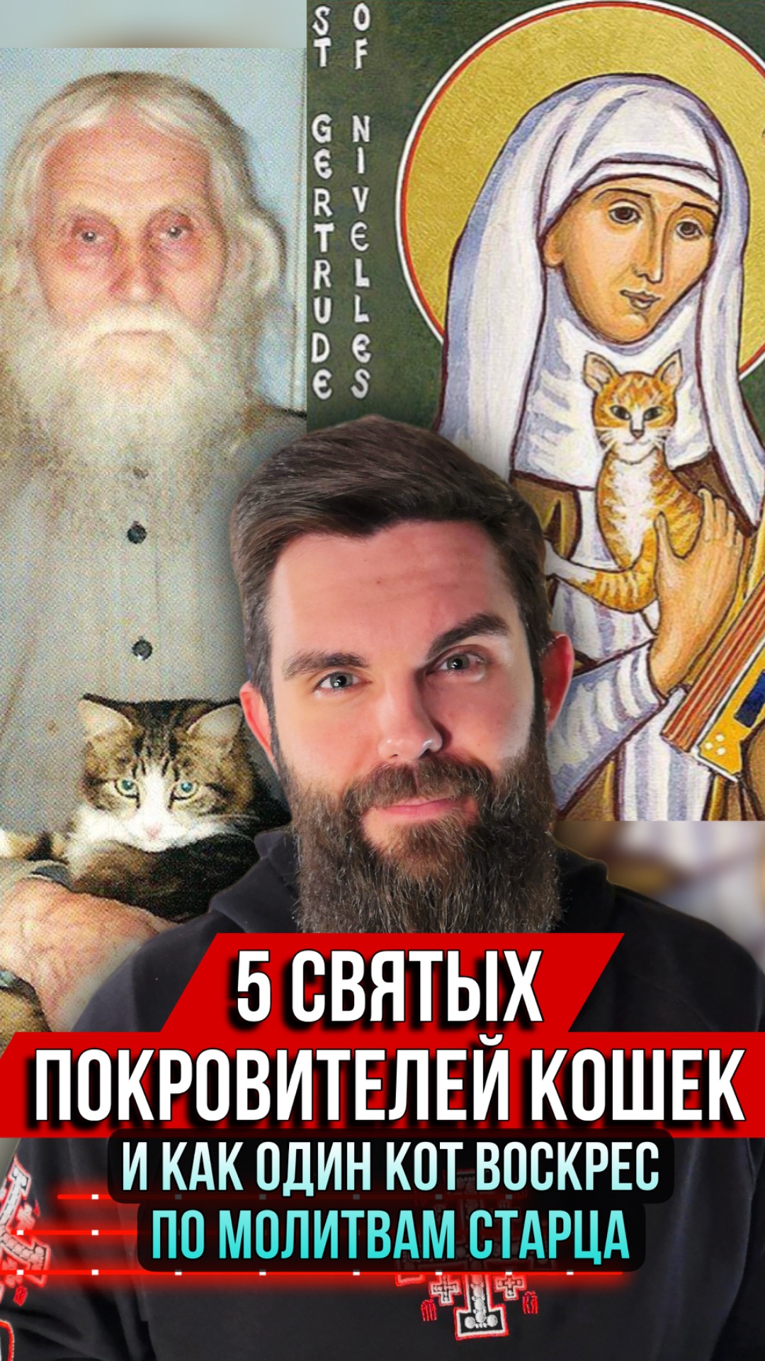 ❗️Пять святых покровителей кошек. И один кот воскрес по молитвам старца. смотреть онлайн