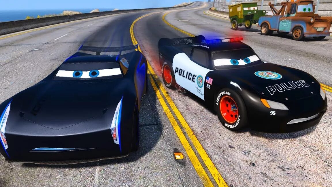 МУЛЬТИКИ ПРО МАШИНКИ 🚗 МОЛНИЯ МАКВИН И ДОРОЖНЫЙ ПАТРУЛЬ. ТАЧКИ НА СТРАЖЕ ПОРЯДКА смотреть онлайн