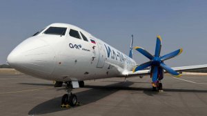 На индийский авиасалон прибыли российские лайнеры Ил-114-300 и "Суперджет"