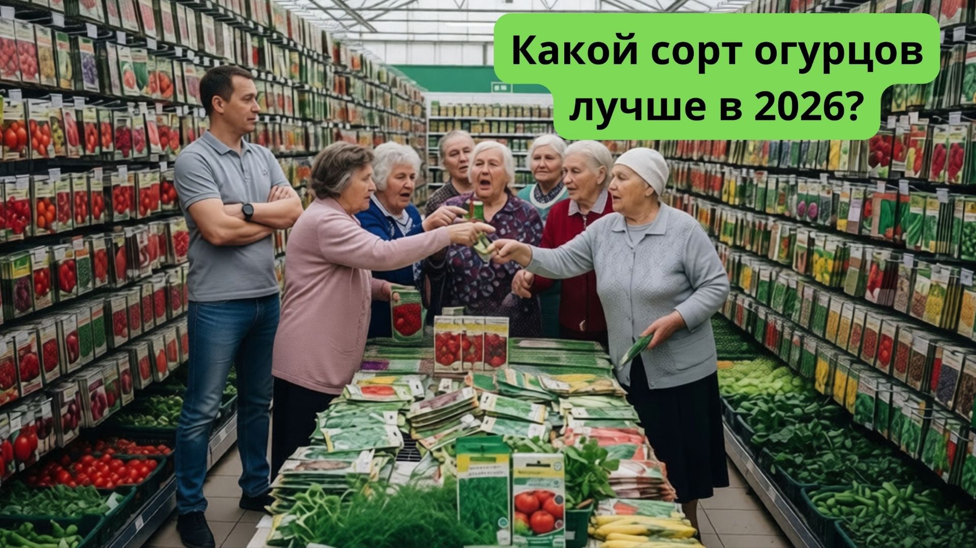 Какой сорт огурцов лучше в 2026 Спор хозяек в садовом центре закончилась неожиданно смотреть онлайн