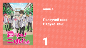 Ползучий хаос Няруко-сан! 1 серия (аниме-сериал, 2012)