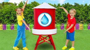 Дети учатся беречь воду и природные ресурсы.