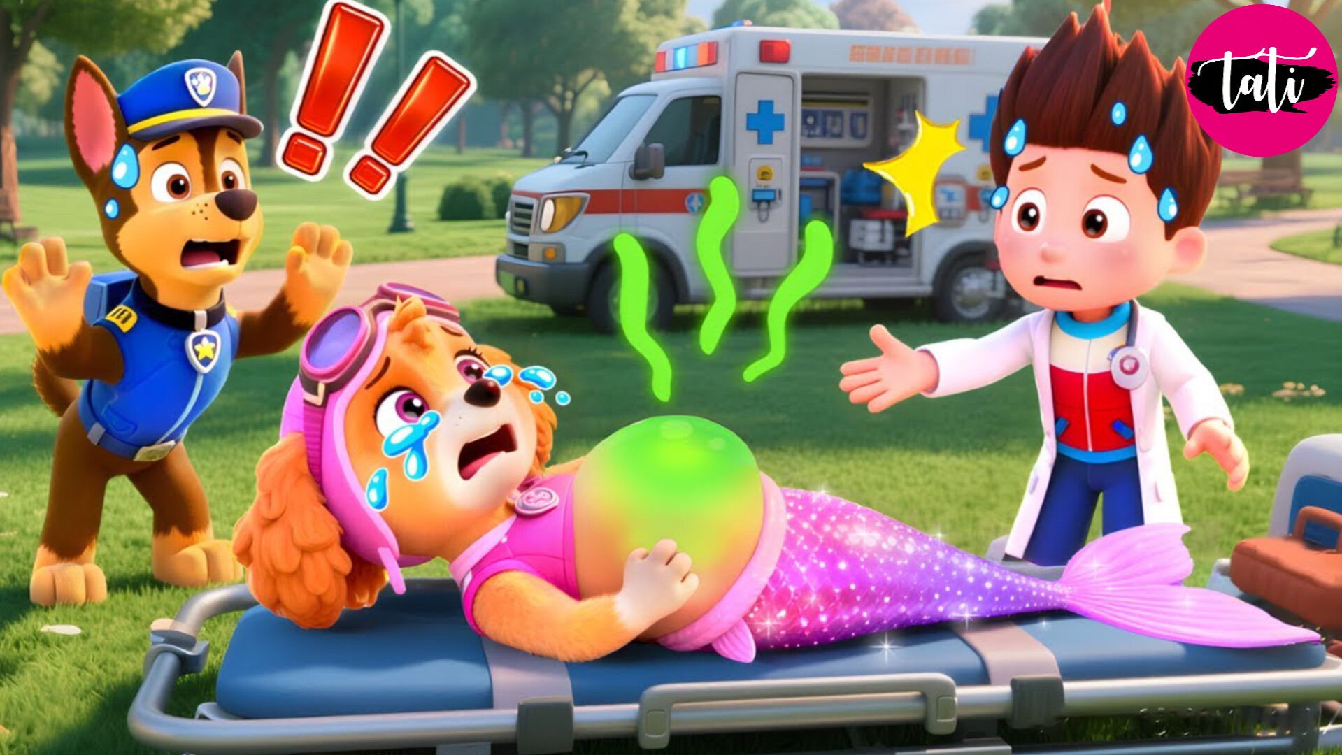 Щенячий патруль и Маршалл. Залипательное видео. Мультфильм для детей и малышей. Анимация 141 смотреть онлайн