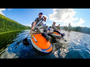 Сплав по реке Вишера. Пермский край, лето 2023.