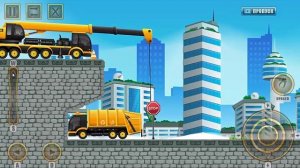 МУЛЬТИК. СТРОИТЕЛЬНЫЕ МАШИНКИ 6   МУСОРОВОЗ. ИГРА СТРОЙГРАД