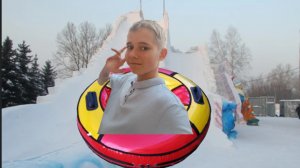 ОГРОМНАЯ ГОРКА•ПЕРЕВЕРНУЛСЯ И УПАЛ !