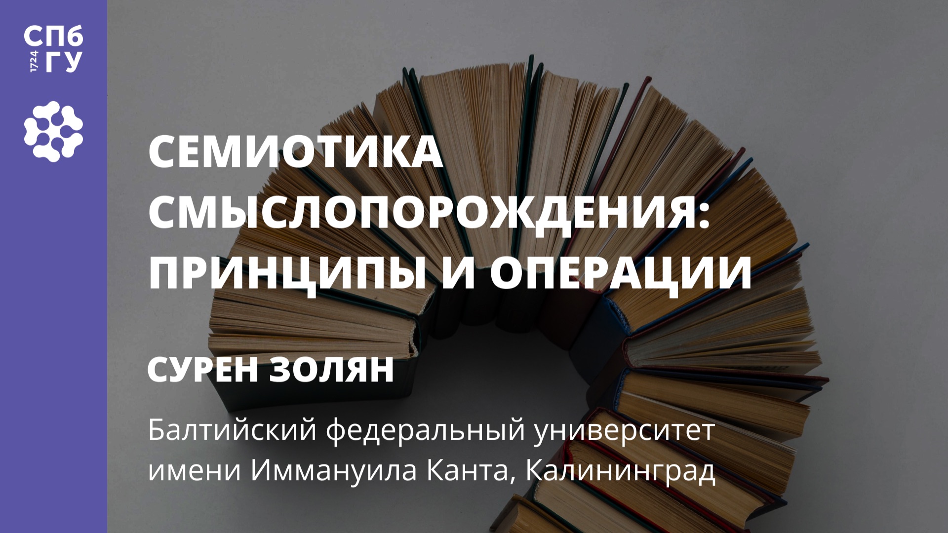 Сурен Золян «Семиотика смыслопорождения: принципы и операции» смотреть онлайн