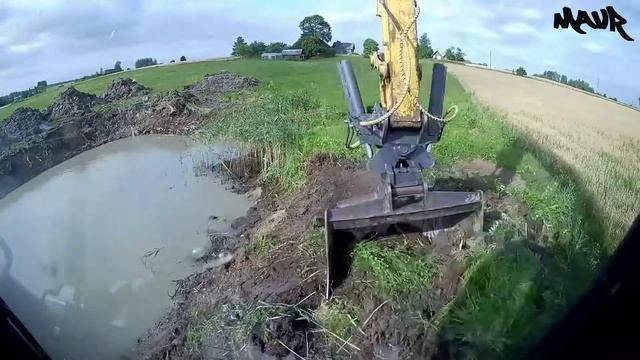 Ускоренная очистка заросшего пруда. смотреть онлайн