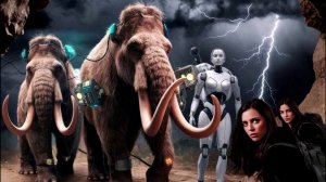 Вертикальное видео из одной фотографии. Песня про двух мамонтов