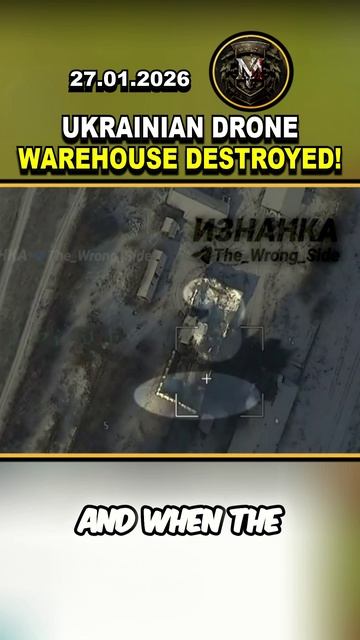 💥 UKRAINIAN DRONE DEPOT DESTROYED! #russia #ukraine #shorts смотреть онлайн