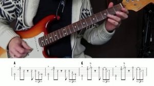 Rock  Blues in E(guitar solo,tab,backing track)