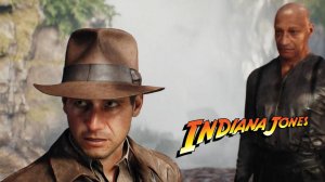 Indiana Jones The Great Circle Индиана Джонс Священная жемчужина побег с острова  дружба с великаном