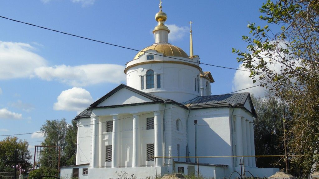 Храм Святителя Николая Чудотворца в моем селе Елизарьево Дивеевский район. смотреть онлайн