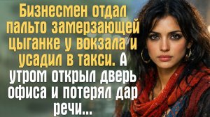 Бизнесмен отдал пальто замерзающей цыганке у вокзала и усадил в такси. А утром открыл дверь офиса.