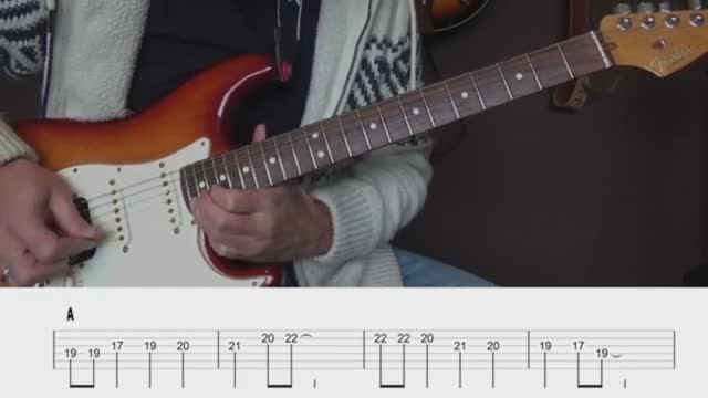 Beginner Blues in A(guitar solo,tab,backing track) смотреть онлайн