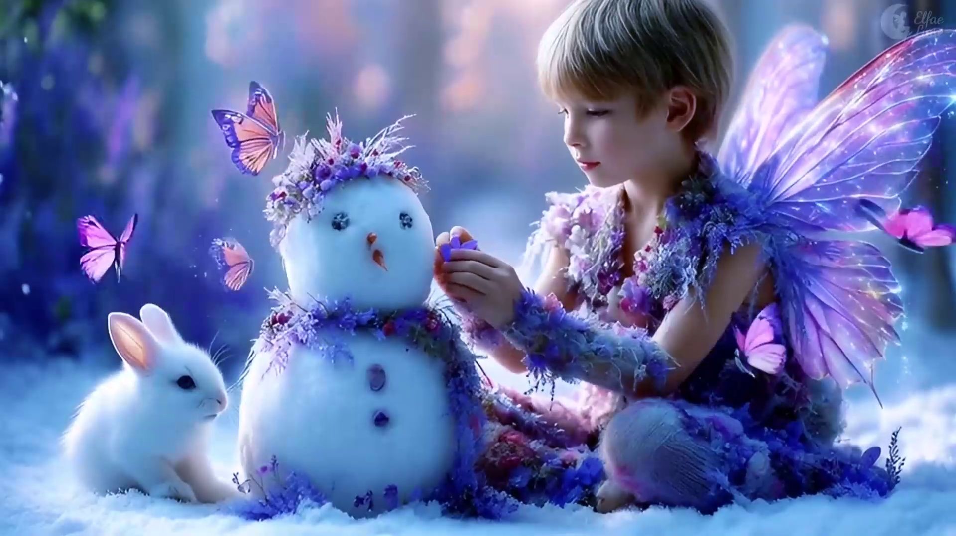 Визуальные AI-поэмы - Зимние Фантазии смотреть онлайн