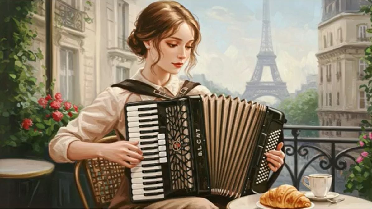 Аккордеон французского кафе смотреть онлайн