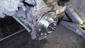 Замена передней ступицы Opel Zafira A