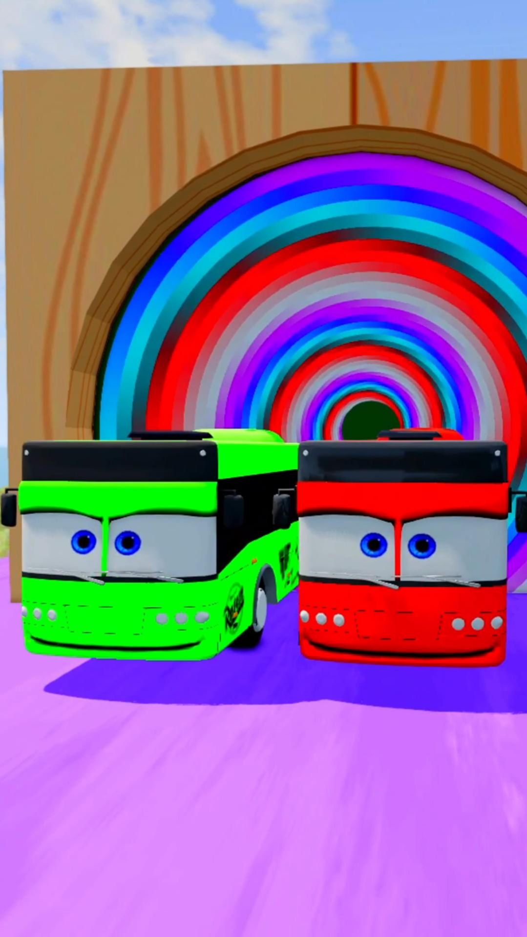 ЦВЕТНЫЕ АВТОБУСЫ ТРАМПЛИН смотреть онлайн