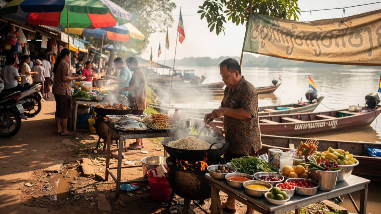 Камбоджа 2026 уличная еда у реки рынок который невозможно забыть 🌊 смотреть онлайн