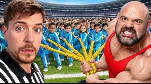 100 детей против самого сильного мужчины. Мистер Бист.