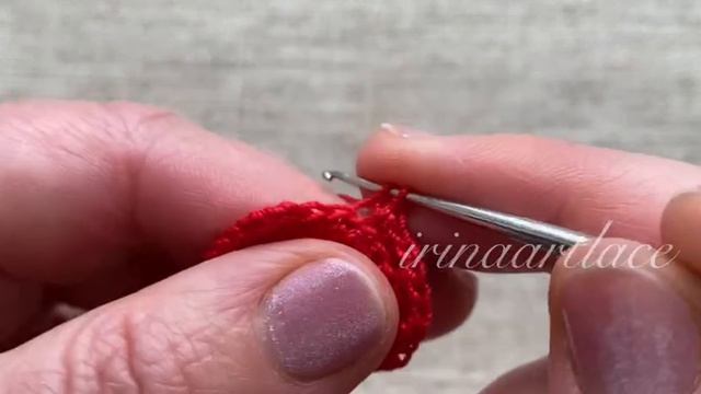 Как связать сердце крючком