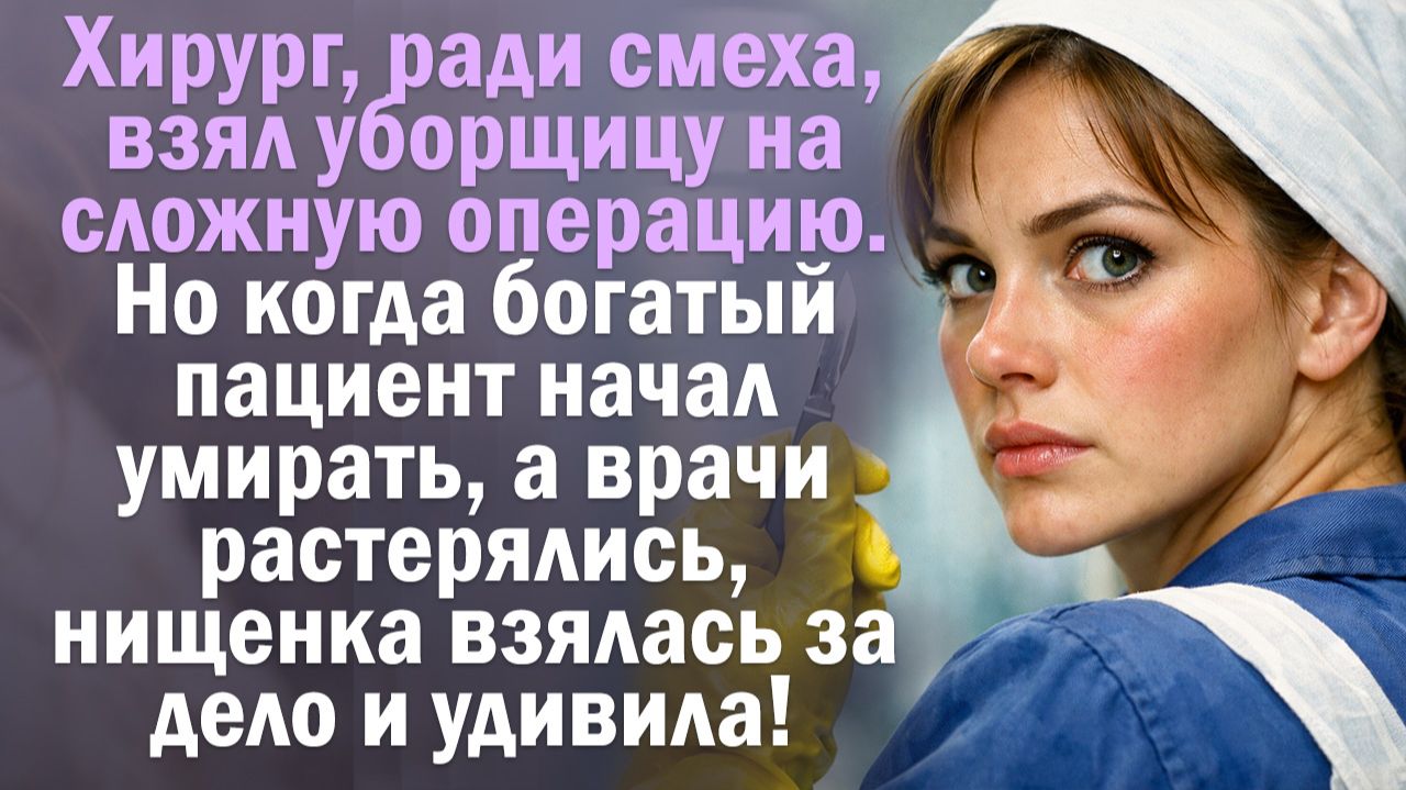 Скальпель в руках поломойки. Судьбоносная история смотреть онлайн