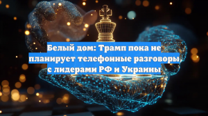 Белый дом: Трамп пока не планирует телефонные разговоры с лидерами РФ и Украины