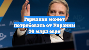 Германия может потребовать от Украины 70 млрд евро