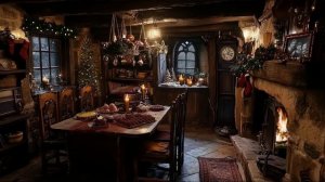 Рождественский ужин в Норе в Гарри Поттере.