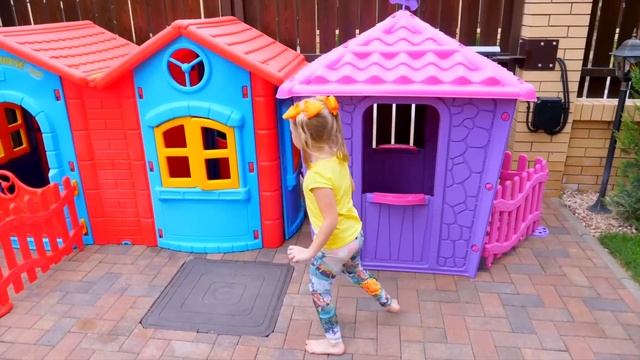 Настя и Кукла Пупсик которая много ела и стала гиганто смотреть онлайн