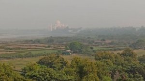 Река Ямуна и Тадж Махал со стен Красного форта!